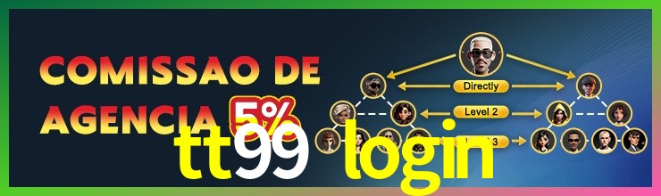 Aplicativo móvel tt99 login para iOS e Android
